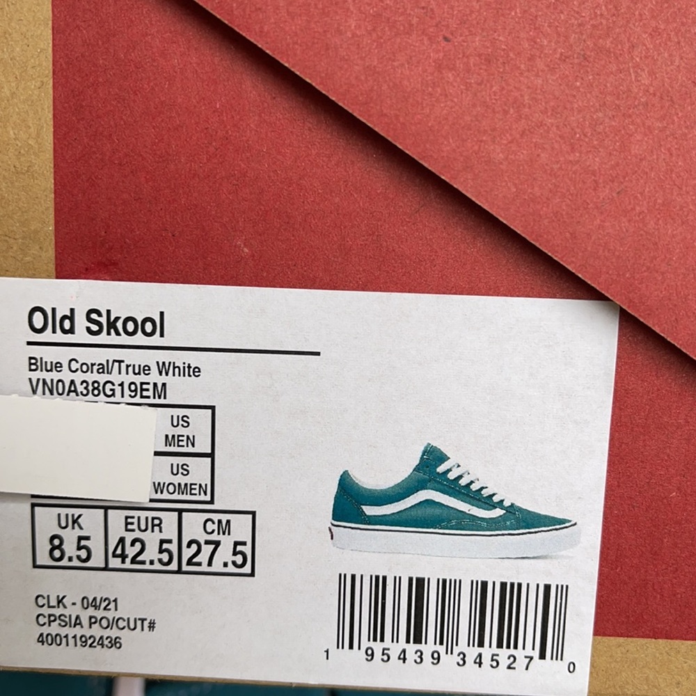 Vans Blue Coral True White men’s - Picture 16 of 16